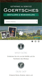 Mobile Screenshot of goertsches.de